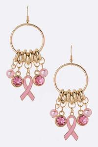 Breast Cancer Awareness Earrings