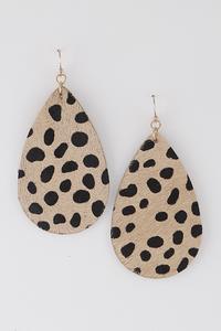 Cheetah Print Earrings