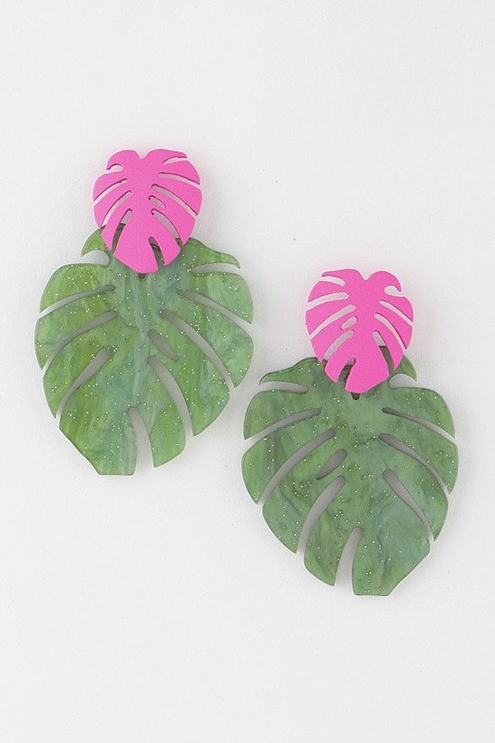 Leaf Drop Earrings